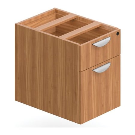 Gec Offices To Go 2 Drawer Hanging Pedestal in Walnut - Executive Modular Furniture SL22HBF-AWL